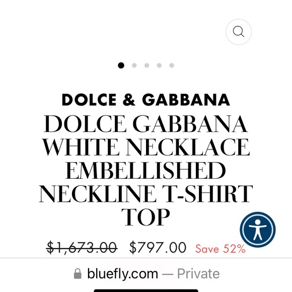 Dolce& Gabbana Pearl necklace shirt - Picture 9 of 10